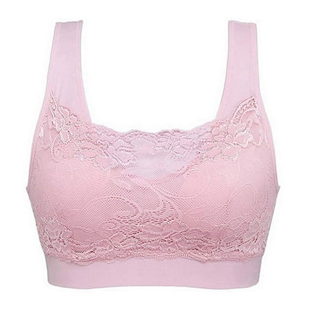 

Follure Women s 3PC Invisible Embrace Wire-Free T-Shirt Bra Seamless Lace Bralettes Yoga Sports Bras