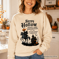 thumbnail image 2 of Headless Horseman Sleepy Hollow Halloween Light Sweatshirt, Dead and Breakfast Retro Sweater, 2 of 9