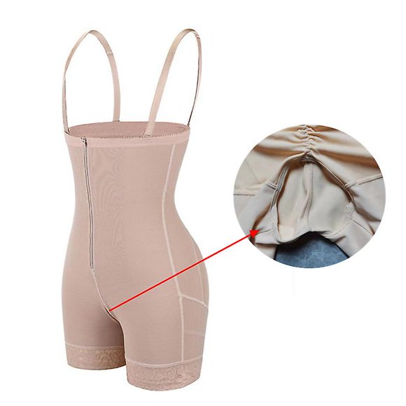 Culottes Gainantes Plates pour le Ventre, Gaines Réductrices, Ceinture de Taille, Ceinture de Modelage pour Femmes, Fajas Colombianas, Entrejambe Ouvert en Peau