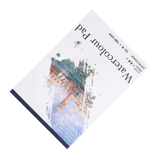 Cuaderno de bocetos de artista, bloc de notas de papel de acuarela para pintar, diario de dibujo, cuaderno creativo A4