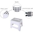 thumbnail image 3 of wqlpp-Step Stool,Stool,Foot Stool, Step stools for Adults, Folding Step Stool, Kitchen Stool, Folding Stool, Foldable Step Stool ,White 13inch, Casual…, 3 of 4