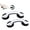 Black, variant on 2 Pack Suction Shower Handle, Bathroom Balance Bar, Safety Hand Rail Support, Non-Skid, Assist Bath Handle For Seniors, Disabled, And Handicap - Black