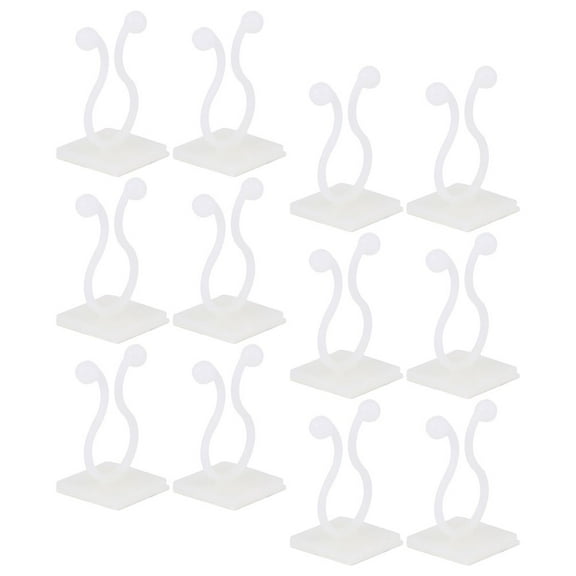 Melantax 100 Self-adhesive Fixing Clips Wall Hook Plant Clips for Climbing Plants