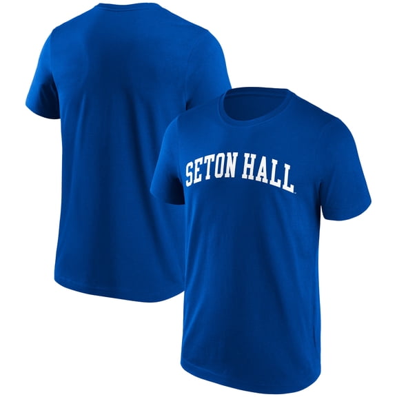 Men's Royal Seton Hall Pirates Basic Team Arch T-Shirt