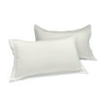 thumbnail image 3 of Viflosae Pillow Cover Pillowcase Solid Color Bed Sheet Person Bed Sheet Washed Quilt Sheet Pillow Cases with Envelope Closure, 3 of 7