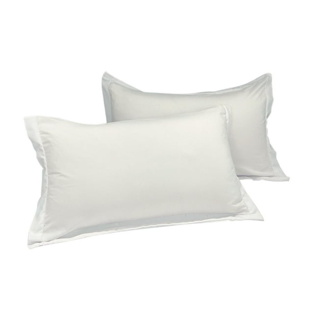 White Solid Color Pillowcase Washed Cotton Pillowcase Set Of 2 Pillow Covers Standard Size 19X29 Inches Bedding Pillow Cases Home Textiles