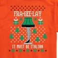 thumbnail image 3 of A Christmas Story - Frageelay Leg Lamp Ugly Sweater - Men's Short Sleeve Graphic T-Shirt, 3 of 5