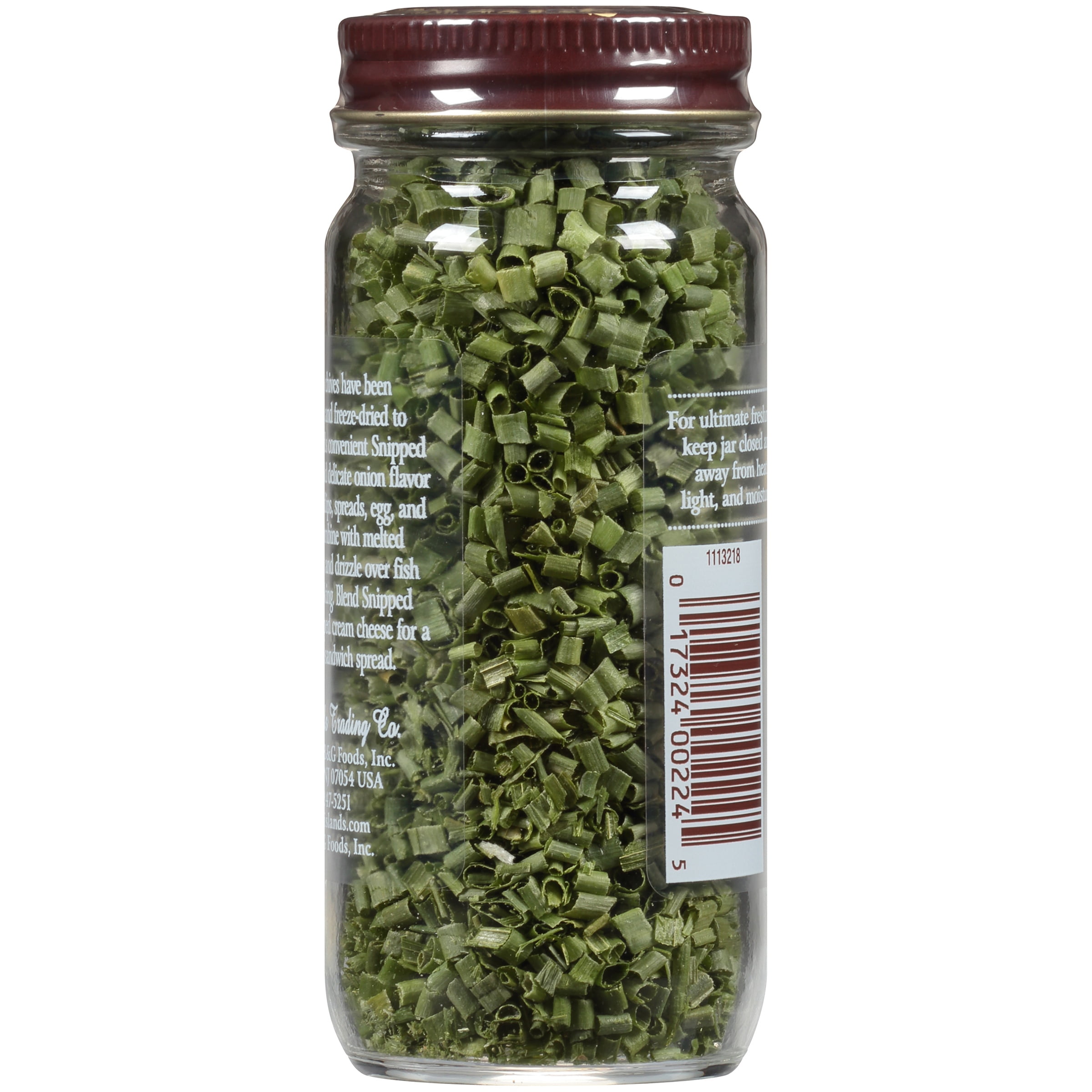 (3 pack) Spice Islands Snipped Chives, Kosher, 0.1 oz