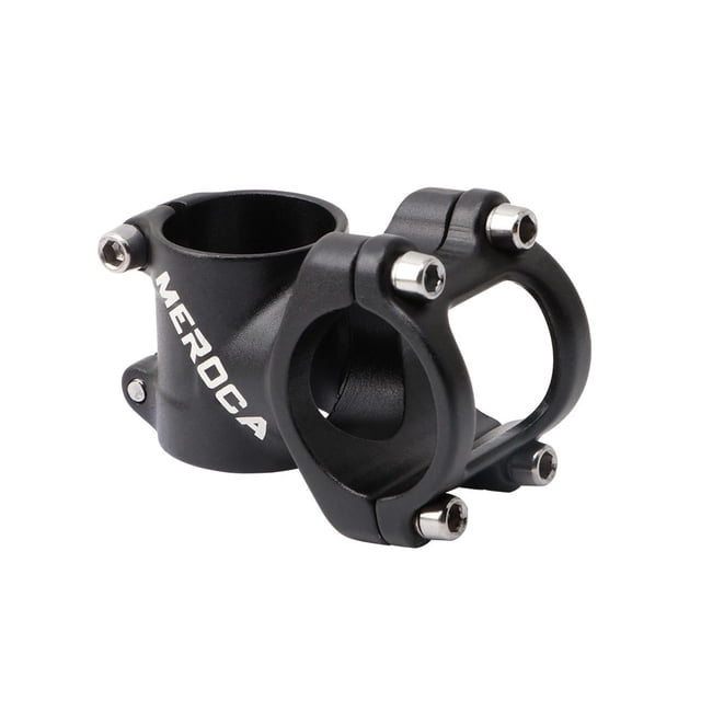 Soidarity Reemplazo de vástago corto de bicicleta Manillar de aleación de aluminio resistente profesional Vástagos huecos Accesorios de cuadro de Ciclismo Negro Soidarity OD024536-01