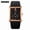 Rose Gold_Black, variant on Men's Square Quartz Watch – Waterproof, Minimalist Design, Leather Strap, Calendar Display
