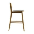 thumbnail image 5 of Miekor Furniture Bari Indoor Wood Barstool, Walnut Finished, Set of 2 64855, 5 of 12
