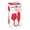 Red, variant on Wild Rose Studio Wild Rose Rechargeable Silicone Suction & Thruster - Red
