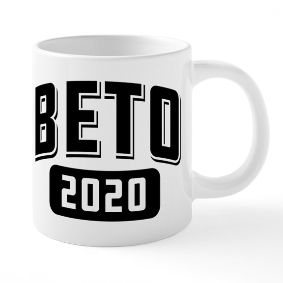 CafePress - Beto O'rourke 2020 Mugs - 20 Oz White Ceramic Mega Mug