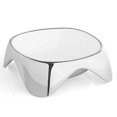 thumbnail image 1 of Nambe Cuenco para mascotas mediano | Cuenco de comida para perros esmaltado cuadrado con agarre antideslizante | 6X 2,5| Plato de alimentación de agua fabricado con aleación de metal | Diseñado por Ka, 1 of 1