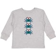 thumbnail image 3 of Inktastic Blue Crab Lover Gifts Boys or Girls Long Sleeve Toddler T-Shirt, 3 of 5