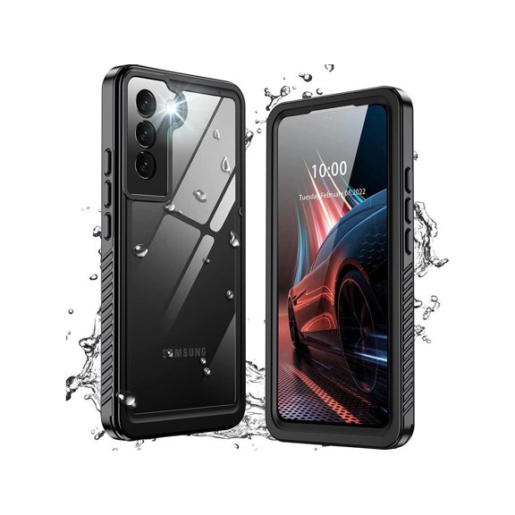 Samsung Galaxy S22 Plus Case Waterproof, Built-in Screen Protector Protective Dustproof Dropproof Shockproof Clear Cover for Galaxy S22 Plus 5G 6.6 inch