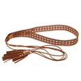 thumbnail image 1 of Phenofice Rope Belt Women for Parties Light Brown Ethnic Style 1Pack, 1 of 8