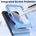 thumbnail image 2 of for Motorola Razr+ 2023 Case with Integrated Glass Screen Protector, Motorola Razr Plus Case with Hinge Protection, Slim Hard PC Full Coverage Phone Case for Motorola Razr Plus 2023 - Blue, 2 of 12