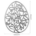 thumbnail image 5 of Necvior Hollow Flower Egg Metal Cutting Dies Stencil Scrapbooking DIY Album Stamp Paper Card Embossing, 5 of 9