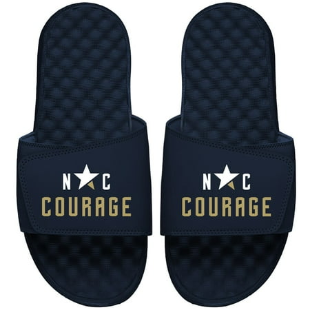 

Men s ISlide Navy North Carolina Courage Wordmark Logo Slide Sandals