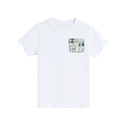 thumbnail image 1 of 1pc 100% Cotton Boys' T-Shirt, "JESUS LOVES ME" Front & Back Alphabet Print, Crew Neck, Short Sleeve, Casual Summer Top for Youngsters, 1 of 7