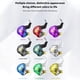 thumbnail image 4 of Sidaley Auriculares HIFI de 3,5mm, auriculares portátiles con micrófono, auriculares electrónicos, sonido estéreo, dispositivos para escuchar Teléfono y Comunicación Verde, 4 of 6