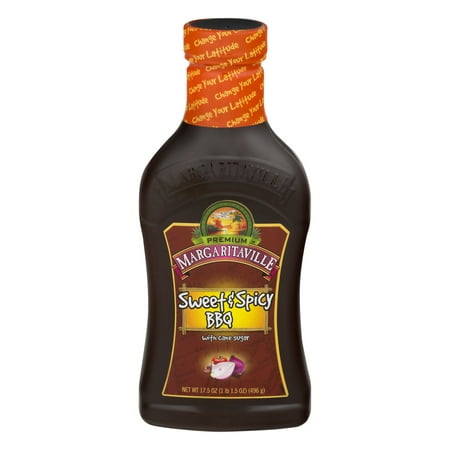 (2 Pack) Margaritaville Sweet & Spicy BBQ, 17.5 (Best Sweet And Spicy Bbq Sauce)