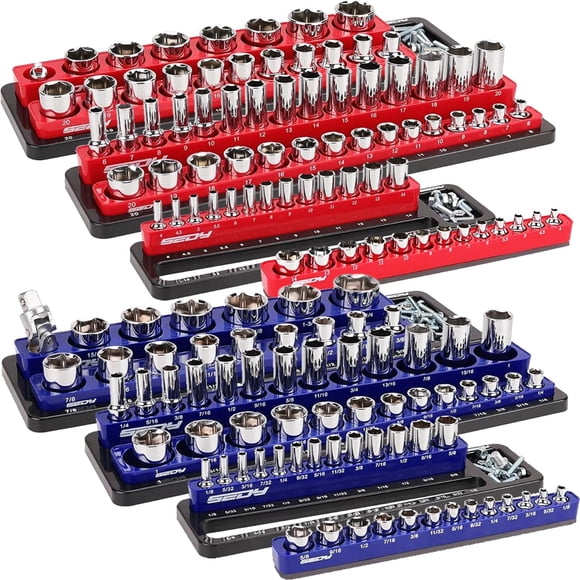 Set organizador con soporte magnético para enchufes, 6 piezas, SEDY