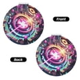 thumbnail image 2 of Saiise Geometry Dash Print Compact Mirror,Travel Makeup Mirror,Mini Mirror for Purse,Handbag,2.6 inch Small Folding Portable Handheld Mirror, 2 of 9