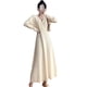thumbnail image 3 of Guardurnaity Vestido Midi de punto, suéter para mujer, vacaciones, banquete, oficina, vacaciones, invierno, otoño, madre, ropa femenina, Vestidos Blanco M, 3 of 6