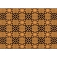 thumbnail image 1 of Ahgly Company Machine Washable Indoor Rectangle Transitional Saddle Brown Area Rugs, 7' x 10', 1 of 7
