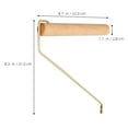 thumbnail image 2 of HEATSHAKING 1Set Wall Decoration Hook Brass for Clothes Hanging in Bedroom Kitchen Hallway Patio, 2 of 8