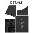 thumbnail image 7 of Chulianyouhuo Faith Women Plus Shirt Graphic Christian Casual Vintage Tshirt Short Sleeve Summer Oversized Tee Tops, 7 of 7