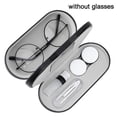 thumbnail image 1 of Estuche doble para gafas, estuche para lentes de contacto con removedor de pinzas de espejo, 2 en 1, caja para lentes de contacto portátil de doble cara, contenedor, kit de almacenamiento en remojo,, 1 of 8