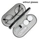 thumbnail image 1 of Estuche doble para anteojos, estuche para lentes de contacto con espejo y pinzas para quitarlos, 2 en 1, estuche portátil de doble cara para lentes de contacto, kit de almacenamiento para, 1 of 8