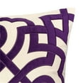 thumbnail image 4 of Furniture of America Martha Fabric Throw Pillows in Beige and Purple (Set of 2), 4 of 4