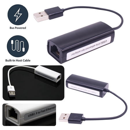 AMERTEER Foldable USB Ethernet (LAN) Network Adapter Compatible with Laptop  Computers and All USB 2.0 Compatible Devices Including Windows 10/8.1/8 / 7 / Vista/XP price history on PriceWatchPro