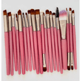 thumbnail image 3 of Brochas para Maquillaje de Ojos Malubero 20pz Rosa Set de brochas, 3 of 4