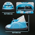 thumbnail image 3 of Qaba Auto Tamponneuse 12 V pour Tout-Petits avec Rotation à 360 Degrés, Bleu Pâle, 3 of 10
