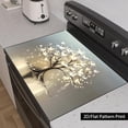 thumbnail image 3 of 1 piece, stove panel and cooktop panel protection pad, 2D flat dreamy butterfly life tree pattern kitchen decorative countertop pad, suitable for stoves, washing machines, dryers, coffee machines, mu, 3 of 11