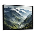thumbnail image 2 of Designart "Peaks of the Dominican Mountains" Landscapes Floater Framed Canvas Wall Art, 2 of 7