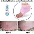 thumbnail image 4 of 1 par de calcetines de gel para talón, hidratantes, spa, protectores para pies agrietados y agrietados., 4 of 5