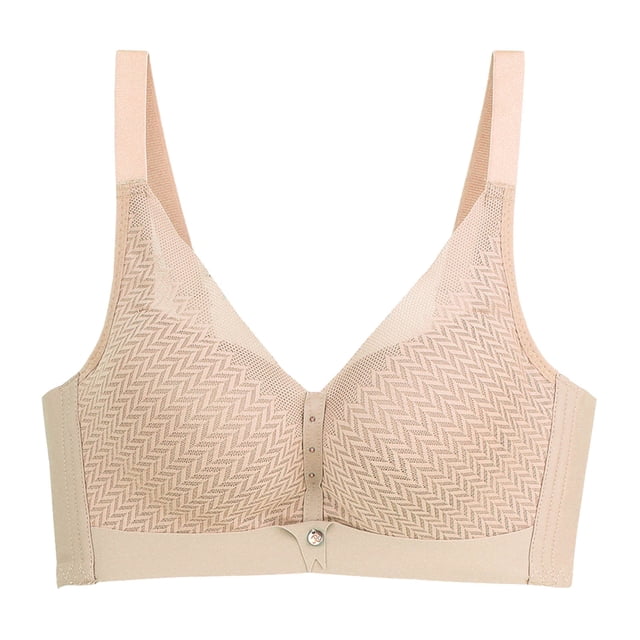 Fashion Comfortable Womans Lace Beauty Back Solid Strap Wrap Plus Size Bra