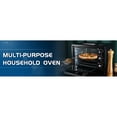 thumbnail image 5 of Simple Deluxe Toaster Oven with 20Litres Capacity,Compact Size Countertop Toaster, Easy to Control with Timer-Bake-Broil-Toast Setting, 1200W, Stainless Steel,16x11in,Black,Extra Large, 5 of 10