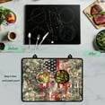thumbnail image 5 of Xoenoiee Deer Camo American Flag Print Stove Top Covers for Electric Stove, Heat-Resistant Glass Stove Top Cover Protector 20" x 29" Induction Cooktop Protector Range Ceramic Stove Top Covers Mat, 5 of 7