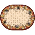 thumbnail image 1 of Oval Thanksgiving Tablecloth 52 x 70 Inch, Thanksgiving Turkey Harvest Tablecloth Oval, Thanksgiving Table Cloths Oval, Thanksgiving Oval Table Cloth Decor, 1 of 1