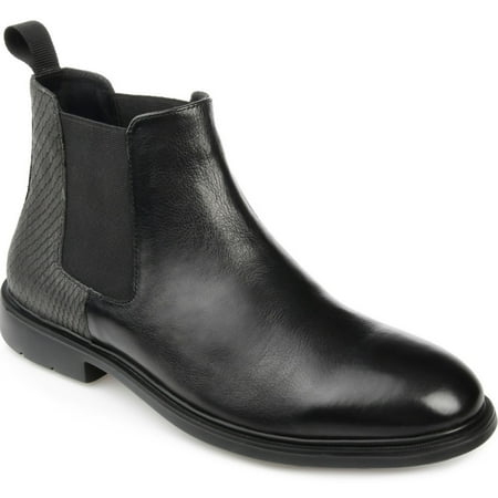 

Thomas & Vine Men s Oswald Plain Toe Chelsea Boot Black Size 10.5 M