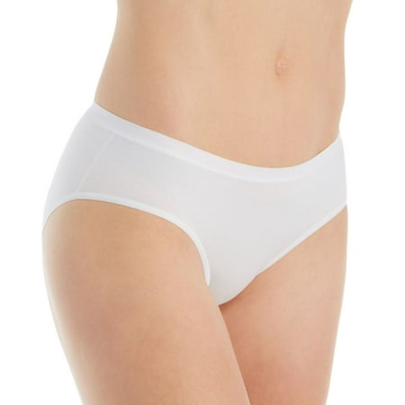 Women s Calida 21175 Natural Comfort Cotton Hi Cut Brief Panty (White XXS)