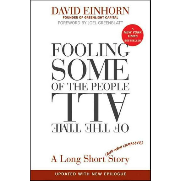 Pre-Owned Fooling Some of the People All of the Time, a Long Short (and Now Complete) Story, Updated with New Epilogue (Paperback) 0470481544 9780470481547