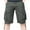 Army Green, variant on Mens Casual Cargo Shorts with Multiple Pockets for Bike Riding and Leisure Gray M